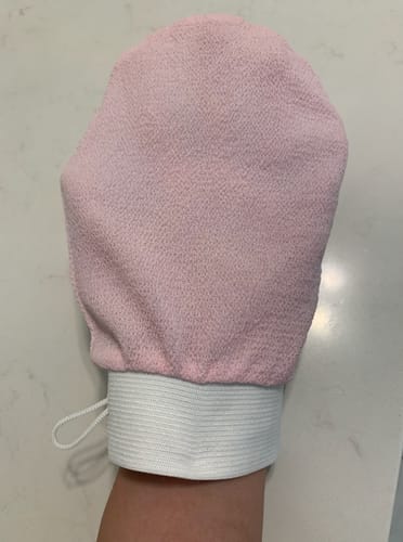 Customer photo review of Luelle Exfoliating Glove