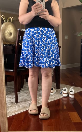 Customer photo review of peppermint swim dress