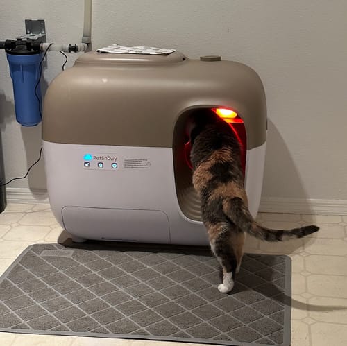 Customer photo review of Self-Cleaning Litter Box