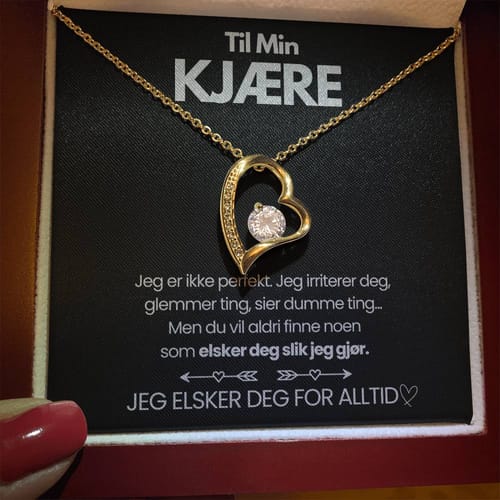 Customer photo review of Hjertesmykke - Til min Kjære