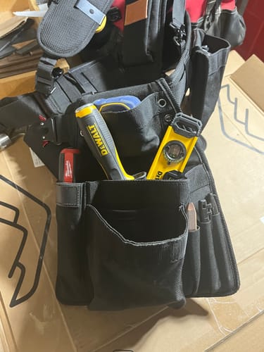 Customer photo review of Essential Low Profile Toolbelt
