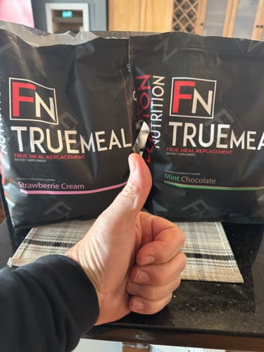 Customer photo review of True Meal Low Carb Meal Replacement