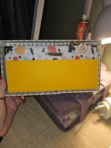 Customer photo review of "Sun-dried Terrazzo" Continental Fab-Purse