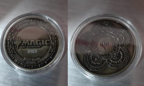 Customer photo review of Magic the Gathering Sammelmünze Limited Edition