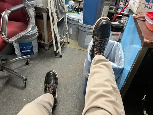 Customer photo review of 6 Inch Moc Toe Boot