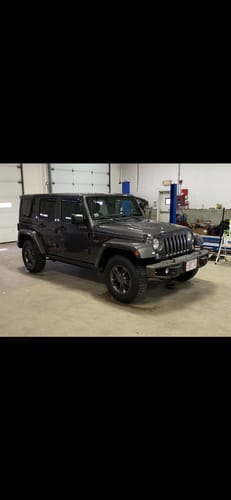 Customer photo review of 3"F+3"R Full Leveling Lift Kits for 2007-2018 Jeep Wrangler JK with shock extenders