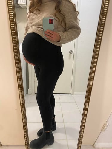 Kundenbewertung mit Foto zu Schwangerschafts Leggings