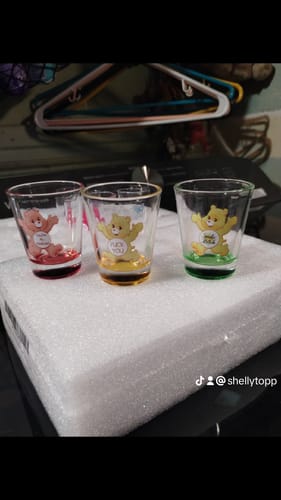Customer photo review of 🥰Swear Bears Shot Glasses, 6 Pieces