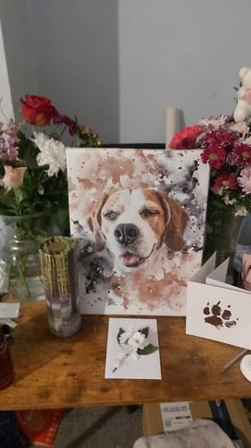 undefined review of Your Pet as Watercolor Portrait image 1 out of 1