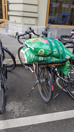 Customer photo review of PACKI der Velokorb