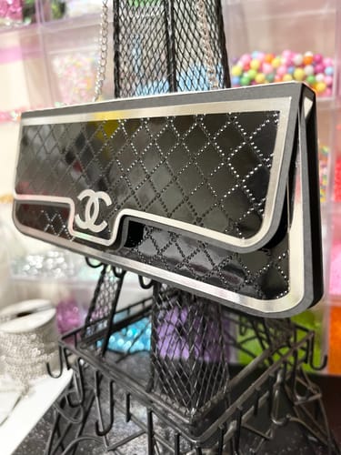 Customer photo review of Black Metallic Card Stock - 10 Pack 12/12