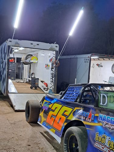 Customer photo review of SolarStreet Ultra 100X - 100 Watt Solar Street Light (12,500 Lumens)