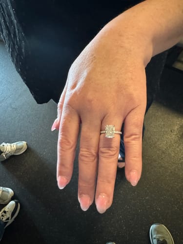 Customer photo review of Royale Pavé | Emerald