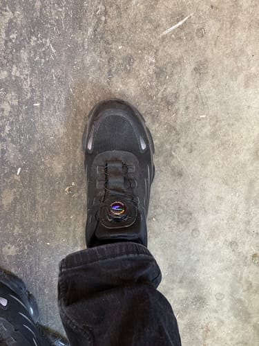 Customer photo review of Ultraleichte, verschleißfeste Sicherheitsschuhe mit Stahlkappe-Drehschnalle