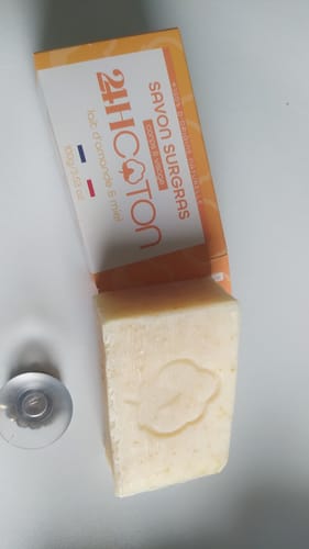 Customer photo review of Savon Surgras | Lait d'Amande & Miel