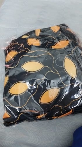 Customer photo review of Magic Universal Chair Cover - Golden Leaves