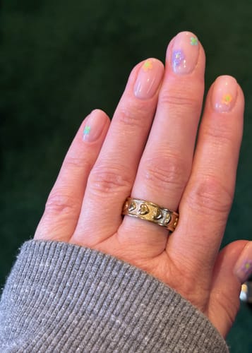 Customer photo review of Heart Band Ring