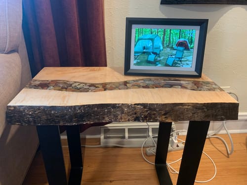 Customer photo review of U Shape Table & Bench Leg | Heavy Duty - 0.375 | Powder Coated