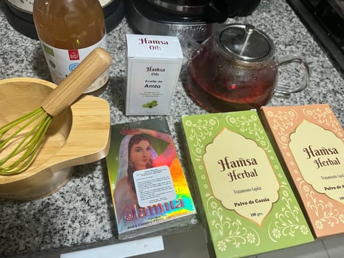 Customer photo review of Pack 2 Hennas Jamila BAQ Premium - Cobrizo Intenso y Duradero 🔥 👩🏼🦰