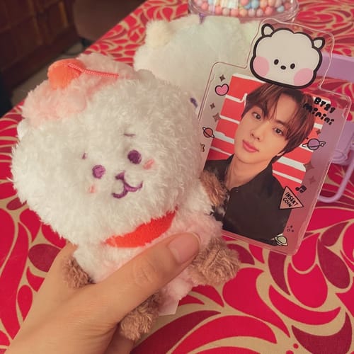 Customer photo review of BT21 ON THE CLOUD DOLL KEYRING