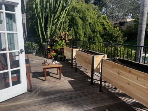 Customer photo review of 18" x 48" Raised Garden Bed