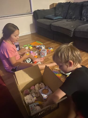 Customer photo review of Huge Easter Fun Fidget Pack