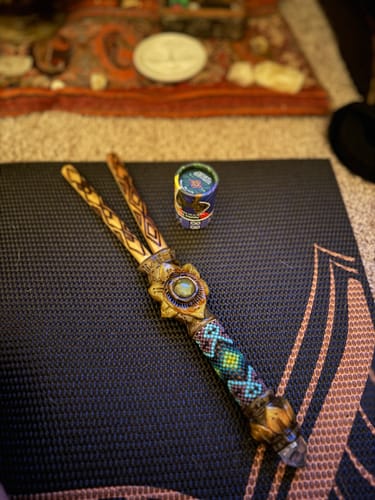 Customer photo review of Handmade Yawanawa Kuripes