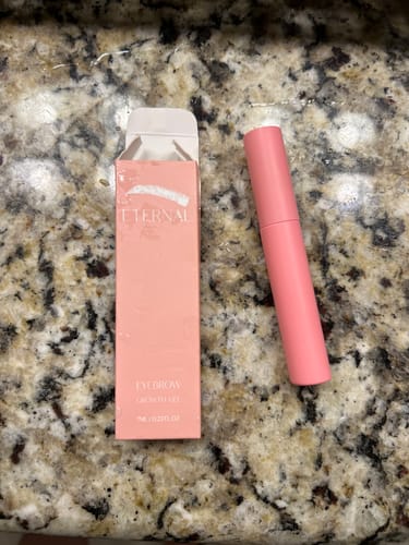 Customer photo review of ETERNAL EYEBROW GROWTH GEL