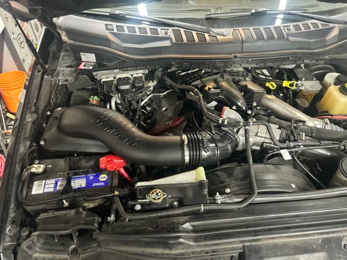Customer photo review of 2017-2019 Powerstroke Cold Air Intake (41890)