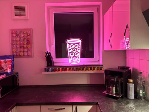 Customer photo review of Neon Dubbeglas