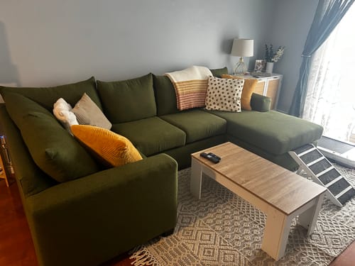 Customer photo review of Stanton Armless Loveseat (Custom) 🇨🇦