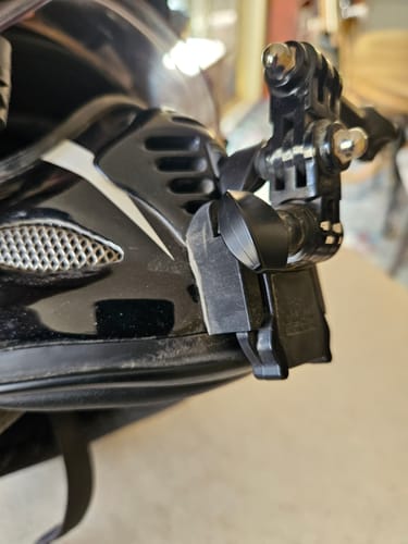 Customer photo review of Arai XD-4/Tour-X4 Camera Mount