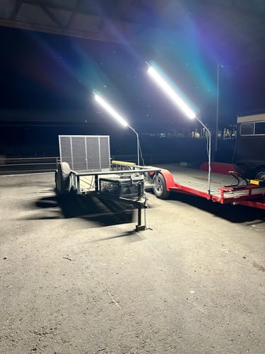 Customer photo review of Commercial Service Lights - 5 Foot Dual Set - 20,000 Lumens