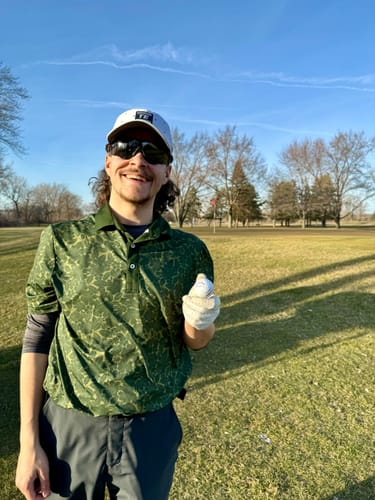 Customer photo review of Tour Edge Stars & Stripes Patterned Performance Cap