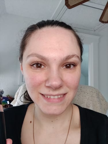 Customer photo review of ETERNAL EYEBROW GROWTH GEL