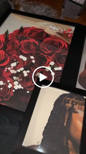 Customer video review of Red Roses