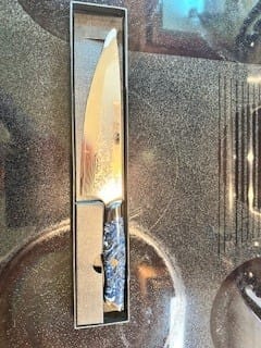 Customer photo review of Uzumaki Gyuto 210mm