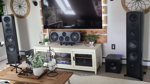 Customer photo review of Verus V8C 3-Way Dual 8" Center Channel Speaker