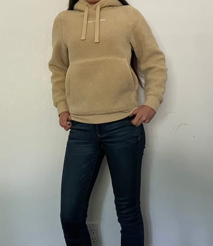 Customer photo review of Unisex Sherpa Hoodie