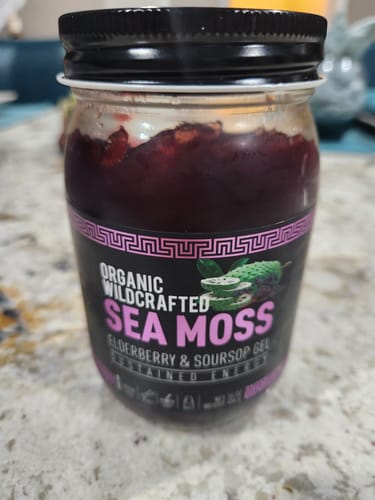 Customer photo review of Elderberry and Soursop Infused Sea Moss Gel
