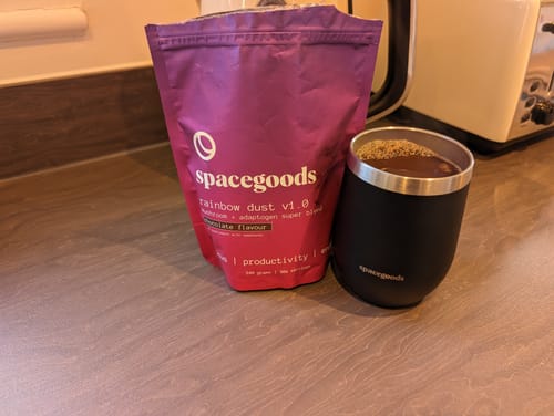 Customer photo review of rainbow dust chocolate + FREE gifts