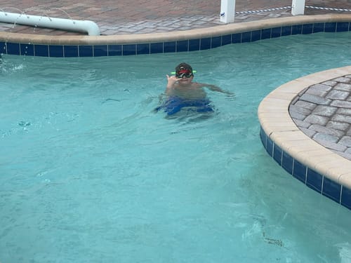 Customer photo review of Bling2O Swim Mask