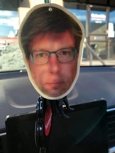 Customer photo review of Custom Shape Air Freshener