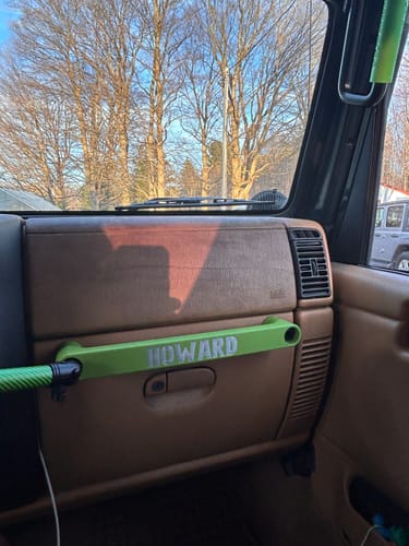 Customer photo review of TJ / LJ Grab Bar