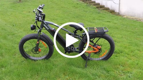 Customer video review of Vakole CO26 26" 750W Fat Bike Full Suspension E-Mountain Bike 48V 16Ah E-MTB