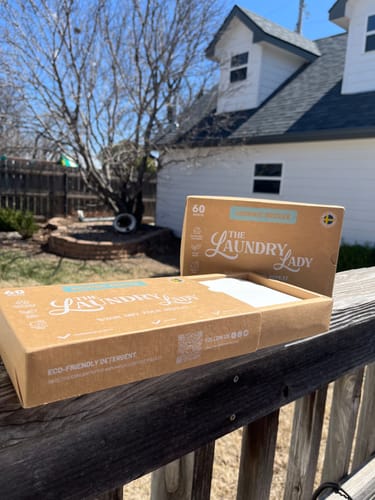 Customer photo review of Nordic Breeze Scented Laundry Sheets