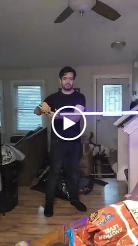 Customer video review of Count II hero saber