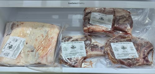 Customer photo review of BEEF VARIETY BOX – 20 LBS OF 100% AMERICAN BEEF