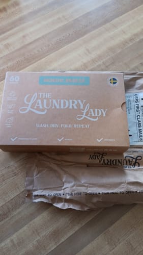 Customer photo review of Nordic Breeze Scented Laundry Sheets