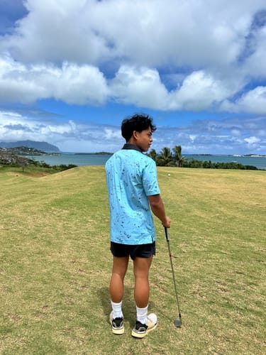 Customer photo review of Premium Golf Polo